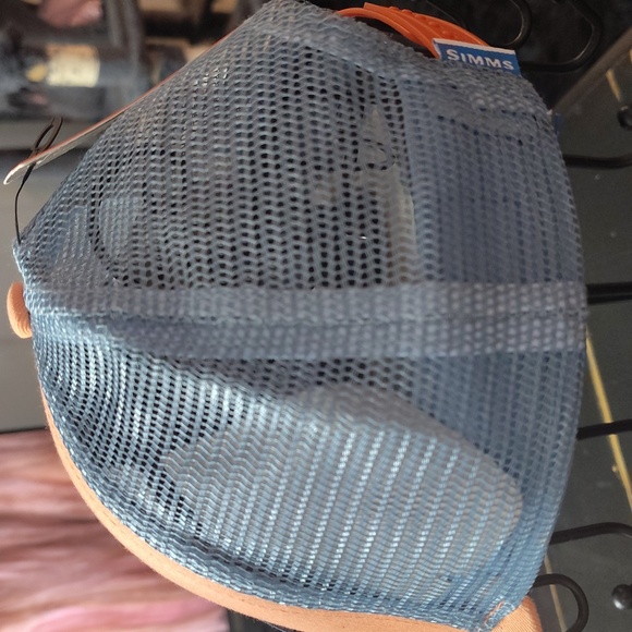 Simms Peach 🍑 🍑 🍑 and Blue 💙 💙 💙 Trucker Hat - Picture 7 of 14